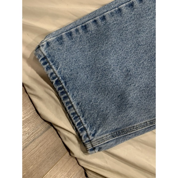 Vintage Carhartt Relaxed Fit Blue Jeans 40x32 B460‎ Workwear Denim USA Made - Picture 7 of 9